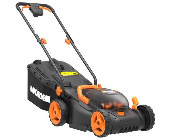 Аккумуляторная газонокосилка WORX 40В, 2х2.5 Ач, двойное ЗУ 2x2A WG779E – изображение 12