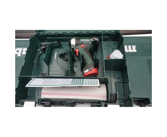 Аккумуляторный винтоверт Metabo PowerMaxx BS 12В 600984000 – изображение 11