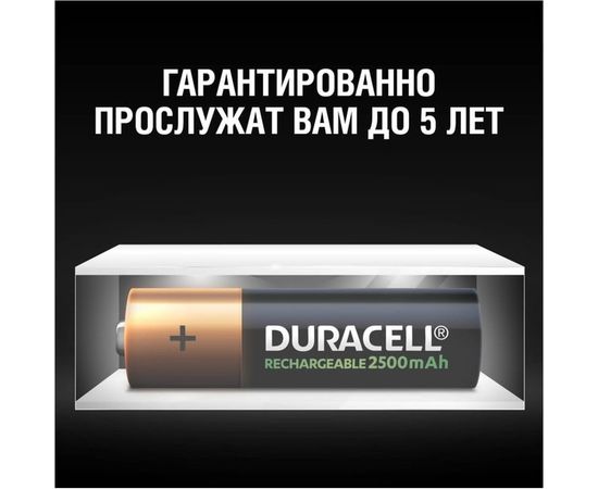 Аккумуляторные батареи Duracell HR6-4BL 2400mAh/2500mAh предзаряженные 4шт Б0014863 – изображение 7