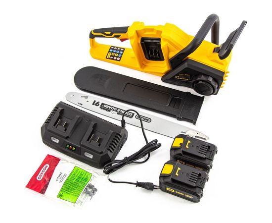 Бесщеточная цепная аккумуляторная пила DENZEL RCS400-36 58610 – изображение 3