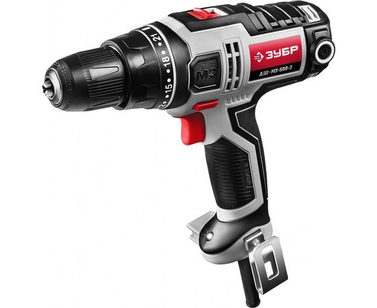 Сетевая дрель-шуруповерт ЗУБР ДШ-М3-500-2 