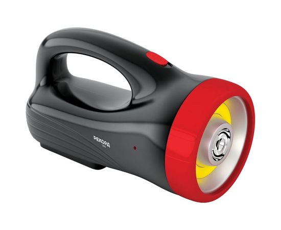 Аккумуляторный светодиодный фонарь-прожектор РЕКОРД PВ-3200, черный 23206 