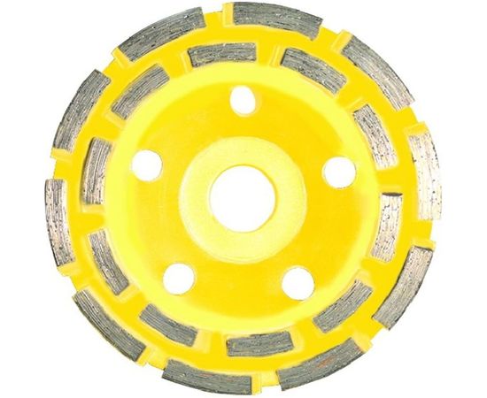 Чашка алмазная двухрядная (125х22.2 мм) для УШМ Biber 70711 тов-145431 