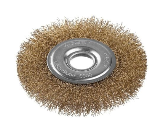 Щетка дисковая для УШМ, проволока 0.3 мм, 175х22 мм Зубр 35187-175_z01 