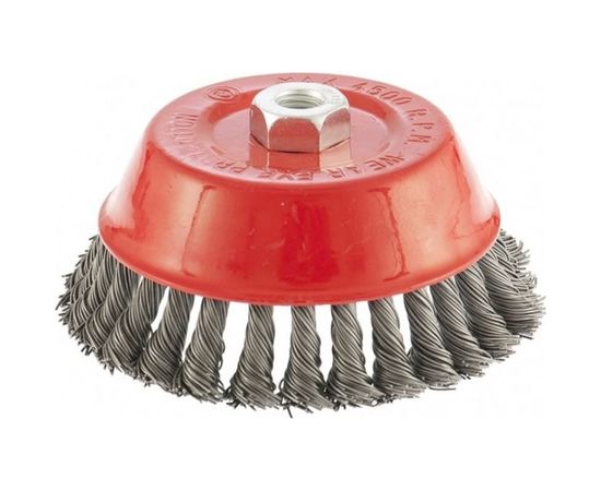 Щетка чашечная для УШМ (150 мм; М14; 0.8 мм) MTX 74626 