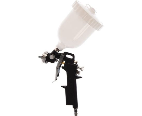 Пневматический краскопульт INTERTOOL HP, форсунка 1.5 мм, бачок 600 мл, 3 регулировки PT-0210 