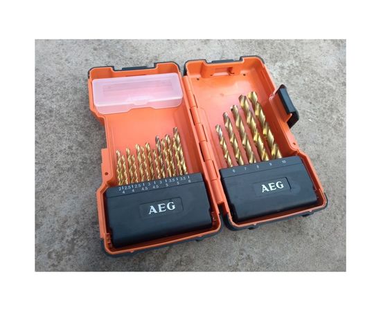 Набор сверл по металлу HSS-G TIN (19 шт; 2-10 мм) AEG 4932352245 – изображение 7