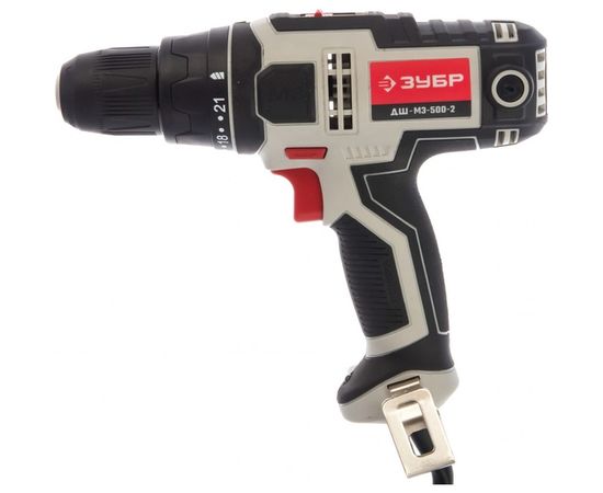 Сетевая дрель-шуруповерт ЗУБР ДШ-М3-500-2 – изображение 16