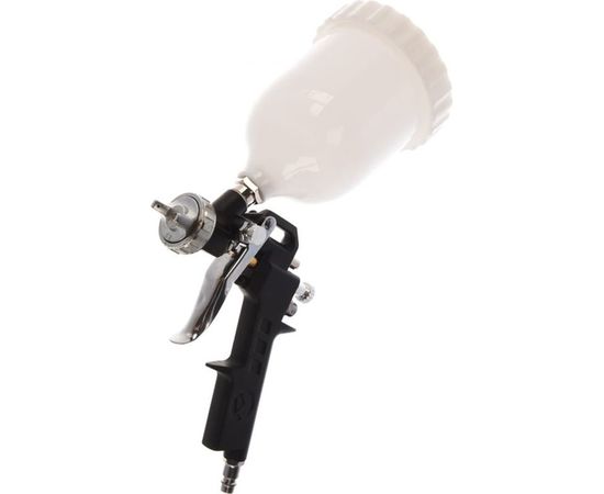 Пневматический краскопульт INTERTOOL HP, форсунка 1.5 мм, бачок 600 мл, 3 регулировки PT-0210 – изображение 3