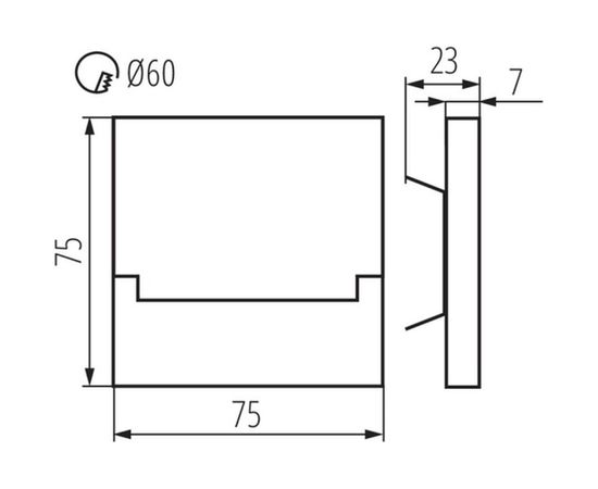 Подсветка для лестницы KANLUX SABIK LED WW 12В 23108 – изображение 2