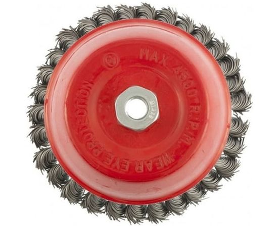 Щетка чашечная для УШМ (150 мм; М14; 0.8 мм) MTX 74626 – изображение 3