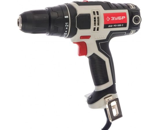 Сетевая дрель-шуруповерт ЗУБР ДШ-М3-500-2 – изображение 17