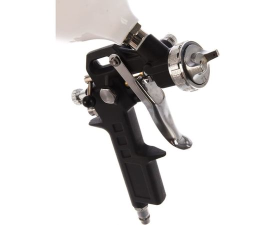 Пневматический краскопульт INTERTOOL HP, форсунка 1.5 мм, бачок 600 мл, 3 регулировки PT-0210 – изображение 5