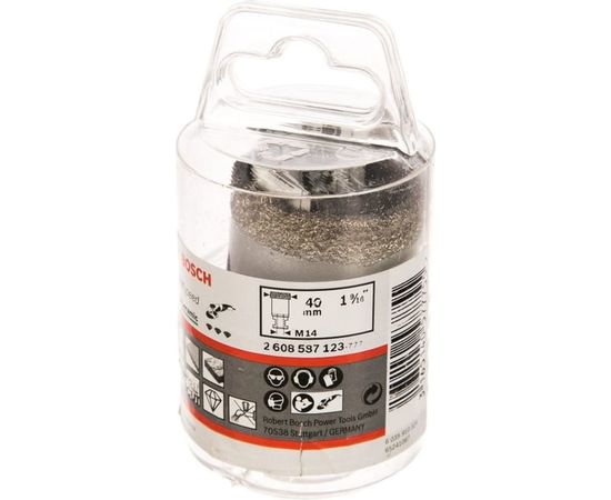 Коронка алмазная DRY SPEED для УШМ (40х35 мм; М14) Bosch 2608587123 – изображение 2