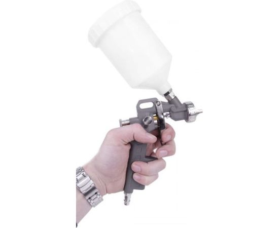 Пневматический краскопульт INTERTOOL HP, форсунка 1.5 мм, бачок 600 мл PT-0204 – изображение 2