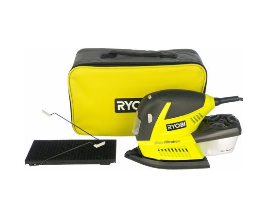 Универсальная шлифмашина Ryobi + 30 шлифлистов RMS180-SA30 5133002910 – изображение 6