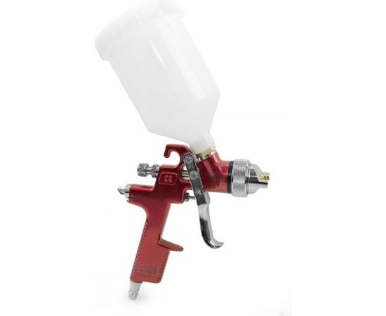 Пневматический краскопульт INTERTOOL, форсунка 1.4 мм, бачок 600 мл, PT-0104 – изображение 8