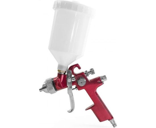 Пневматический краскопульт INTERTOOL, форсунка 1.4 мм, бачок 600 мл, PT-0104 – изображение 6