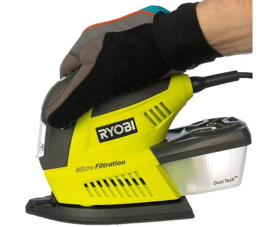 Универсальная шлифмашина Ryobi + 30 шлифлистов RMS180-SA30 5133002910 – изображение 8