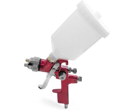 Пневматический краскопульт INTERTOOL, форсунка 1.4 мм, бачок 600 мл, PT-0104 – изображение 9