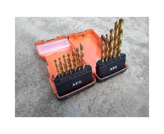 Набор сверл по металлу HSS-G TIN (19 шт; 2-10 мм) AEG 4932352245 – изображение 9