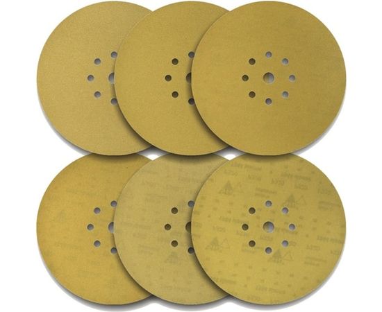 Набор шлифовальных кругов ABRAFORM Giraffe ONE SET 225 мм, 9 отв. Р80,100,120,180,240,320 AF-GO-SET 