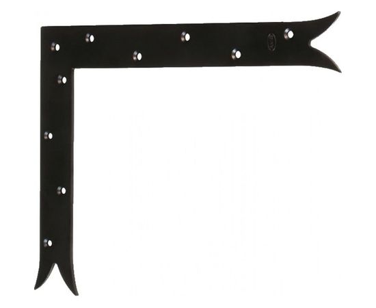 Угол Amig Готика декор черный I левый 15444 