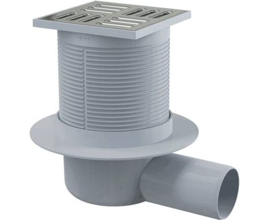 Регулируемый трап Alca Plast с гидрозатвором+механический сухой затвор, Дн 50 APV31 004-0431 