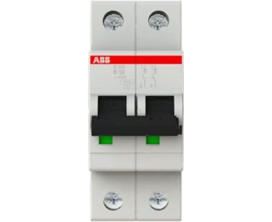 Автоматический выключатель ABB 2-полюсный S202 B50 2CDS252001R0505 