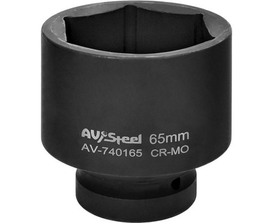 Головка ударная шестигранная удлиненная (65 мм; 1DR) AV Steel AV-740165 