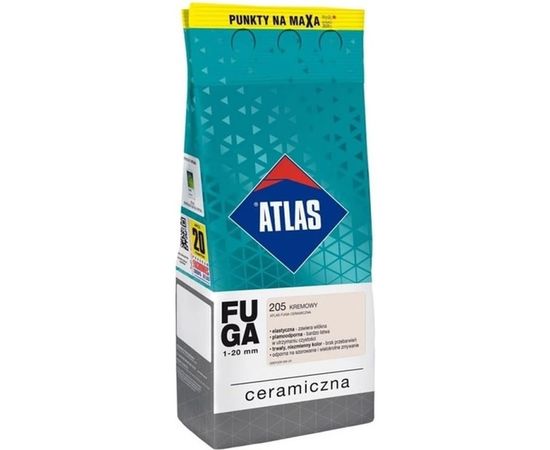 Керамическая затирка ATLAS кремовый, 2 кг (1-20 мм) 205-СER 