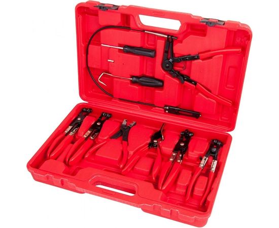 Набор съемников хомутов 9 предметов AV Steel, AV-920021 