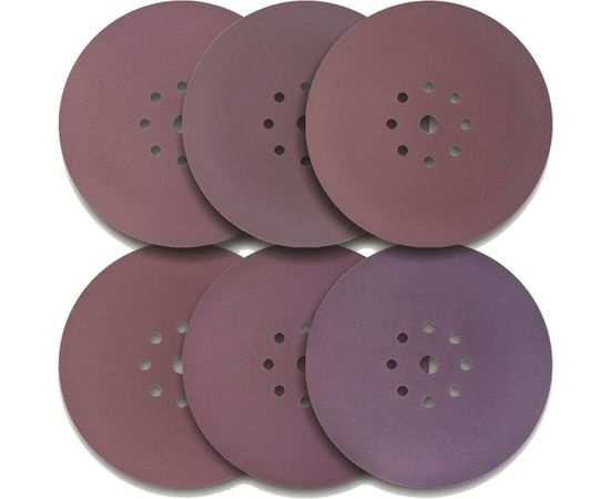 Набор шлифовальных кругов ABRAFORM Giraffe SPEED SET 225 мм, 9 отв. Р80,100,120,180,240,320 AF-GS-SET 