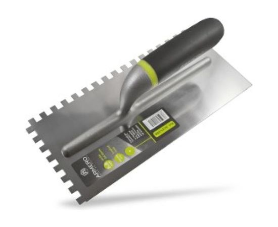 Гладилка 280х130мм, зуб 10x10мм, нержавеющая сталь ARMERO A231/290 