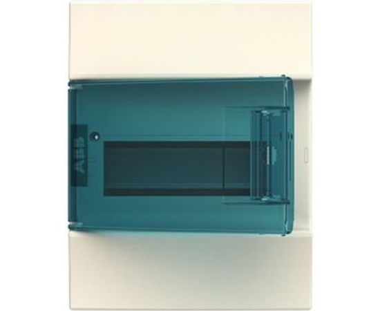 Настенный бокс ABB Mistral41 8М зеленая дверь без клемм белый 1SPE007717F0320 