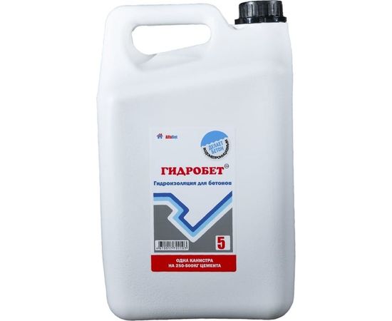 Гидроизолирующая добавка в бетоны и растворы AlfaBet ГидроБетон 5 л 20103 