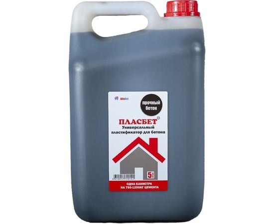 Пластификатор повышающий прочность бетона AlfaBet Пласбетон 5 л 20141 