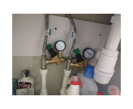 Гигиенический набор со смесителем для душа AM.PM Like, с полкой, хром F0202600 – изображение 7