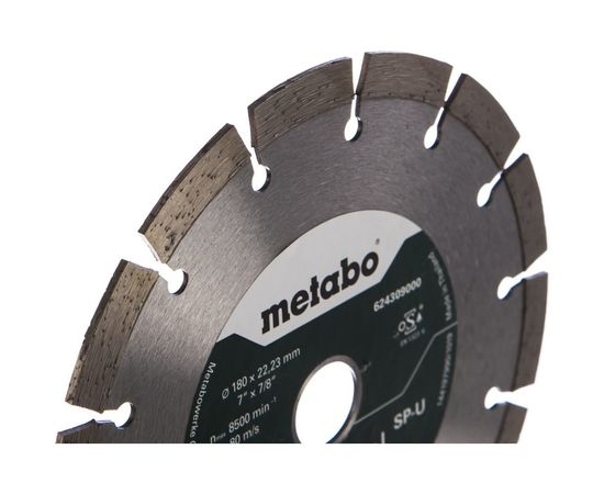 Круг алмазный универсальный для УШМ (180х22,2 мм) Metabo 624309000 – изображение 2