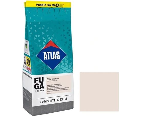 Керамическая затирка ATLAS кремовый, 2 кг (1-20 мм) 205-СER – изображение 2