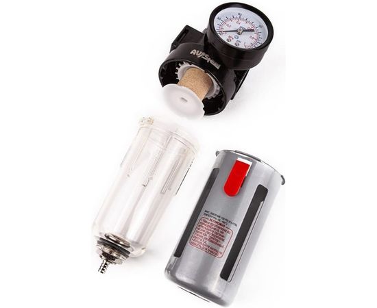 Осушитель с регулятором давления 1/4 до 9 атм AV Steel AV-700505 – изображение 3