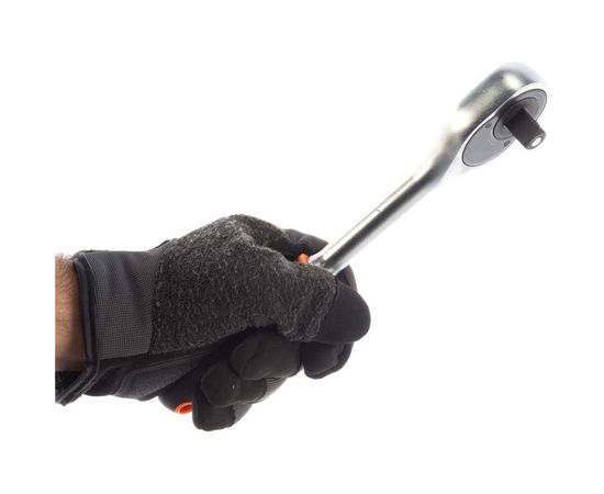 Трещотка 1/2 дюйма 45 зуба 255мм с двухкомпонентной ручкой AV Steel AV-528611 – изображение 3