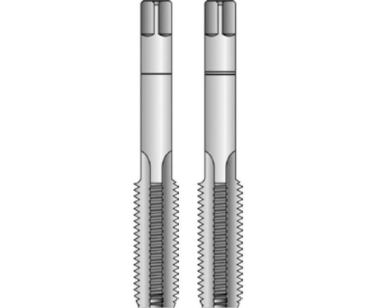 Набор метчиков из 2-х шт Bucovice Tools BSW 7/32-24 HSS 141732 