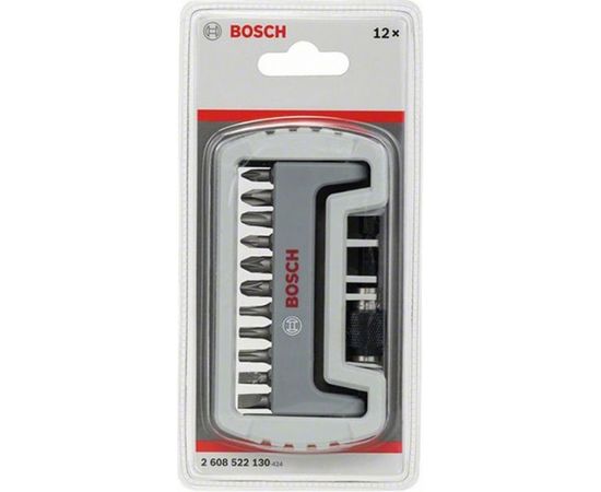 Набор бит Bosch 12 шт. держатель с быстросменным патроном 2608522130 