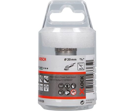 Алмазная коронка Dry Speed X-LOCK 20 мм Bosch 2608599029 