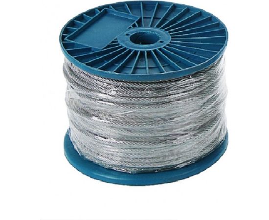 Стальной трос в ПВХ оплетке BEFAST DIN3055 8/10, 50м TCPVC081050S 