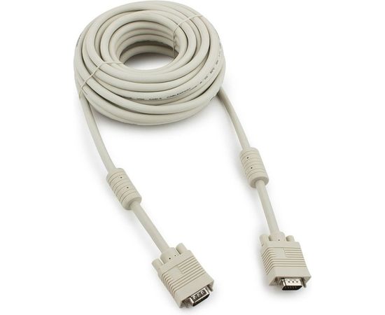 Кабель VGA Premium Cablexpert, 15M/15M, 10м, двойная экранировка, ферритовые кольца, пакет CC-PPVGA-10M 