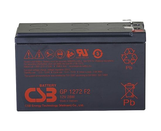 Аккумулятор GP1272(28W) для ИБП CSB GP1272(12V28W)CSB 