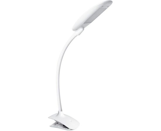 Настольный светильник на прищепке Camelion KD-832, C01, белый, LED, 6 Вт, 230В, 350 лм, 4000К, сенсор, регулировка яркости 14159 