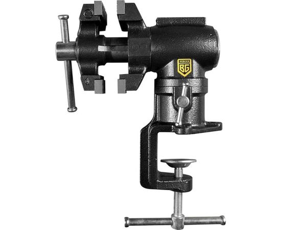 Тиски чугунные многофункциональные со струбциной Berger BG ФОРСЕТИ 63мм BG1341 